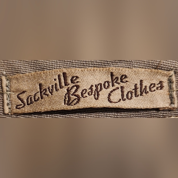 Vintage Tan Men's Wool Trench Coat Fully Lined - Picture 7 of 7